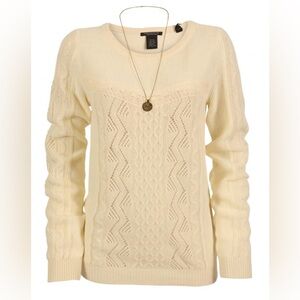 Beautiful Maison Scotch (Scotch and Soda) sweater in cream